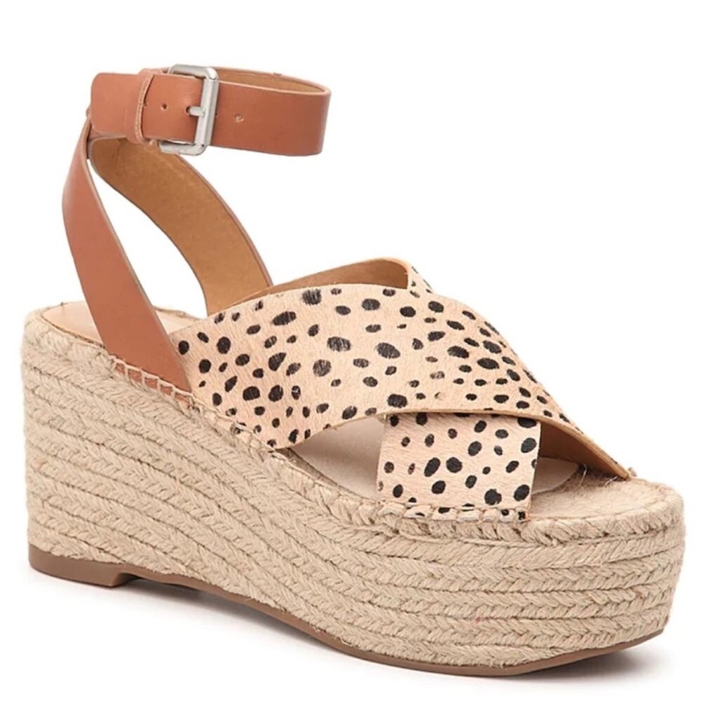 Dolce Vita | Carsie‎ Animal Print Espadrille Wedge Platform Sandal 10